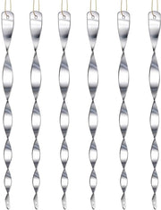 Set di Scacciatori di Uccelli Riflettenti a 6 Vortici di Vento con Spirali Riflettenti per Scacciare Uccelli