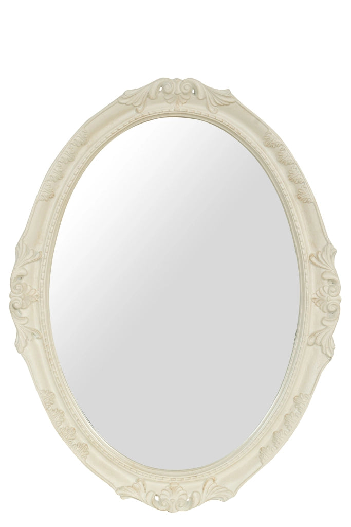 Biscottini SPECCHIERA DA PARETE IN LEGNO FINITURA BIANCA ANTICATA MADE IN ITALY Specchio