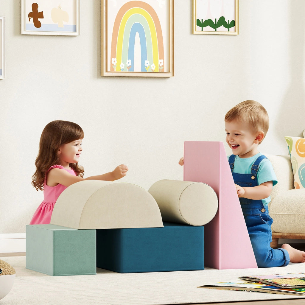 Set Blocchi Schiuma 5 Pezzi ¨C Xylo ¨C Bambini Gioco Arrampicata Multicolore