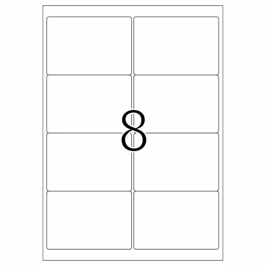 HERMA Etichette per Indirizzo Permanenti A4 99,1x67,7 100 Fogli Bianco 443771