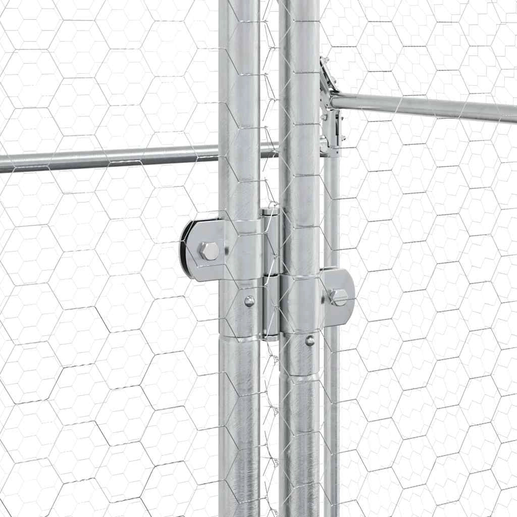 Pollaio Silver 200 x 100 x 190 cm acciaio zincato Silver 02_0041666