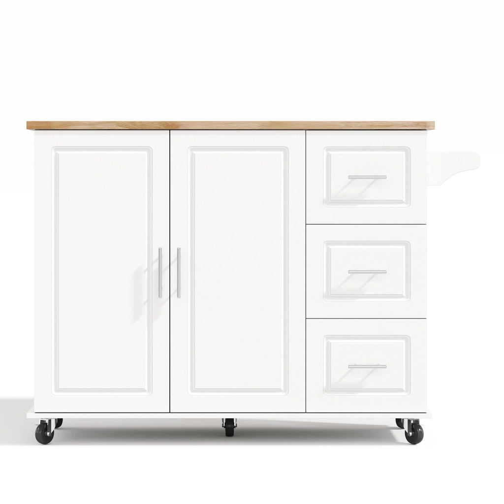Tavolo da Cucina Pieghevole con Cassetti e Ripiani ¨C MINIMAL ¨C Rovere, 137x43x92 cm