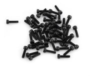Set di viti a 5 gusci 50 pezzi M3 x 12 mm, Nero Assortimento
