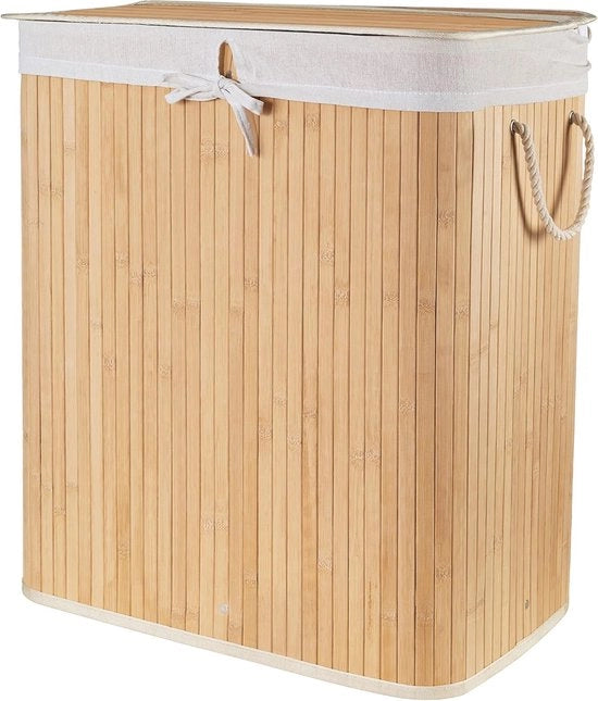 Cassa di gioco con 5 Scomparti – Mobiliario per bambini HxBxD: 60 x 63 x 30 cm – MDF Bianco-Rosso