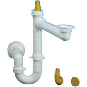 Sifone spazio 1 tubo ottone d40 bianco lira 9.1279.06
