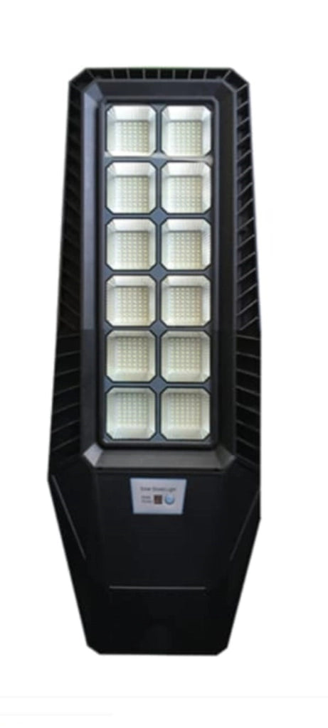 LAMPIONE 600W PANNELLO SOLARE INTEGRATO CREPUSCOLARE IP65 LUCE Fredda 130lm/w - Benovo
