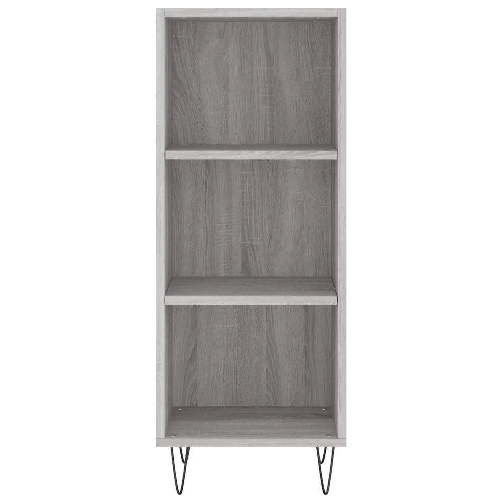 Credenza Grigio Sonoma 34,5x32,5x90 cm in Legno Multistrato 828730