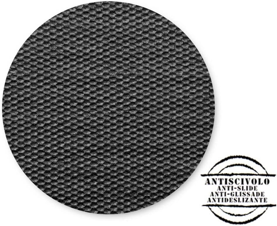 Zerbino Ingresso Porta Morbido Asciugapassi Assorbente Antiscivolo Grigio Made In Italy
