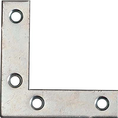 SQUADRETTA PESANTE - ZINCATA S.MM 2 CM  8X8X1,8 CF=PZ 100- 1 confezioni