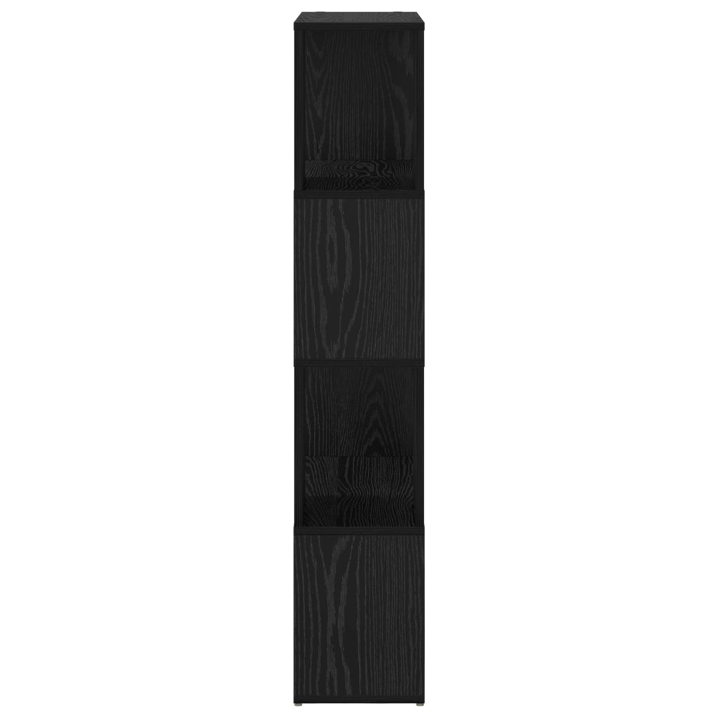 Libreria Rovere nero Legno ingegnerizzato 60 x 24 x 124 cm