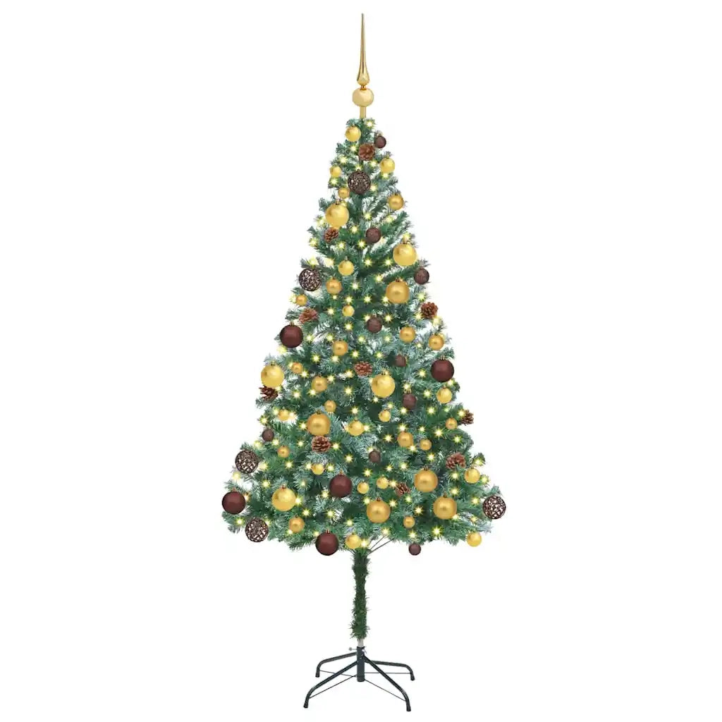Albero di Natale artificiale Verde 180 cm PVC e Acciaio 3396711