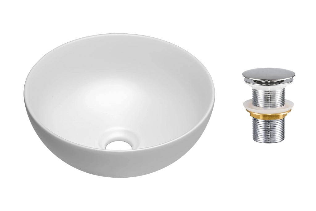 Set lavabo con tappo click-clack Lavabi da appoggio 32 x 1401 x 32 cm