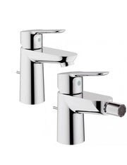 Coppia miscelatori Grohe lavabo+bidet modelloÊ Bauedge in ottone