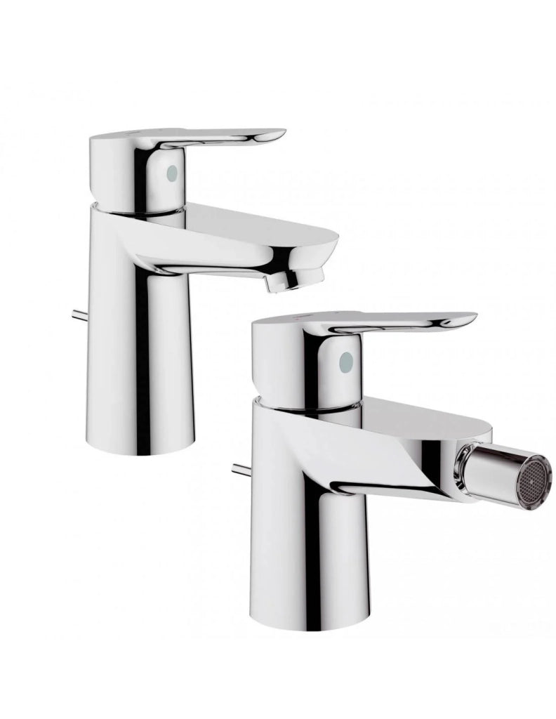 Coppia miscelatori Grohe lavabo+bidet modelloÊ Bauedge in ottone