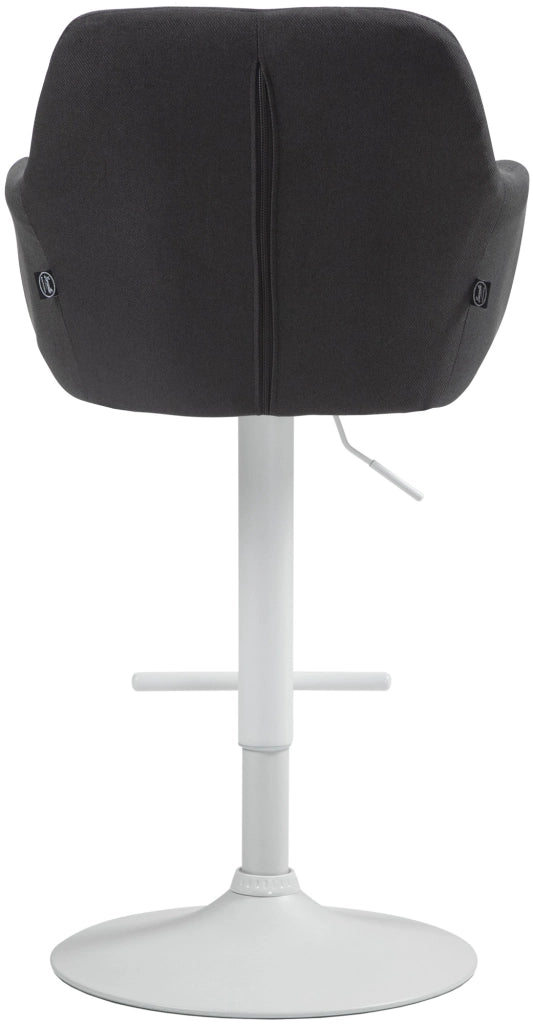 Barhocker Natoma Stoff weiЯ