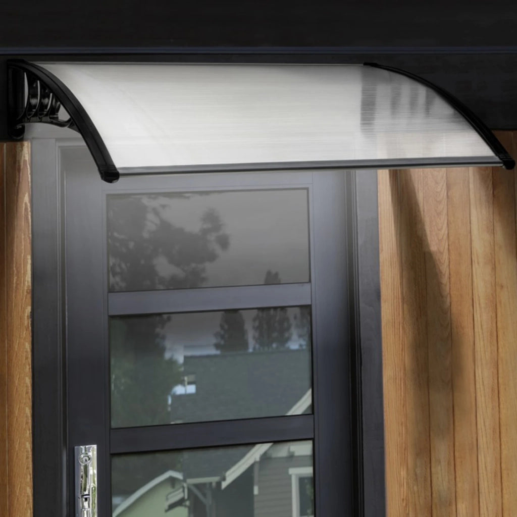 IDMarket - Pensilina per porta 80x120 cm LED solare in policarbonato