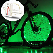 Illuminazione LED per bicicletta garantisce 100% di luminosità e visibilità da tutti gli angoli (1 pacchetto)
