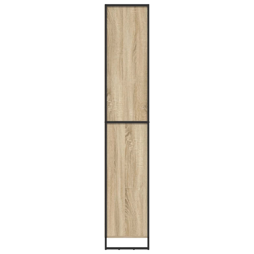 Set di 2 moderni e pratici mobili alti rettangolari 60 x 36 x 200 cm realizzati in legno ingegnerizzato Sonoma 02_0056098
