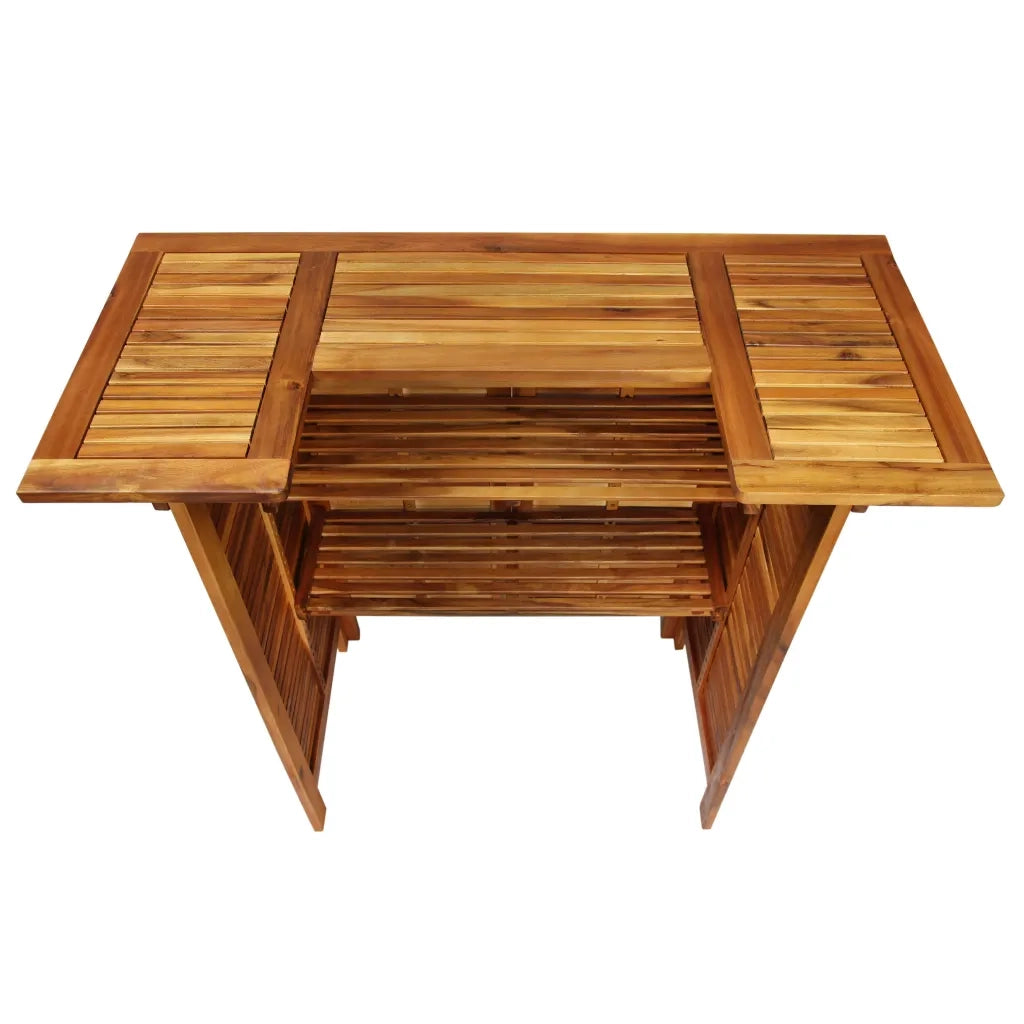 Set da Bar per Giardino 5 pz in Legno Massello di Acacia 3115999