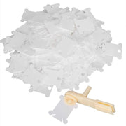 Cartucce di avvolgimento per filo 200 pezzi - Cartucce di avvolgimento in plastica per cucito - Piastre di avvolgimento - Materiale per cucito - Sostenibile - Progettazione pratica