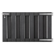 Cancello da Giardino in WPC 100x60 cm Grigio 49081