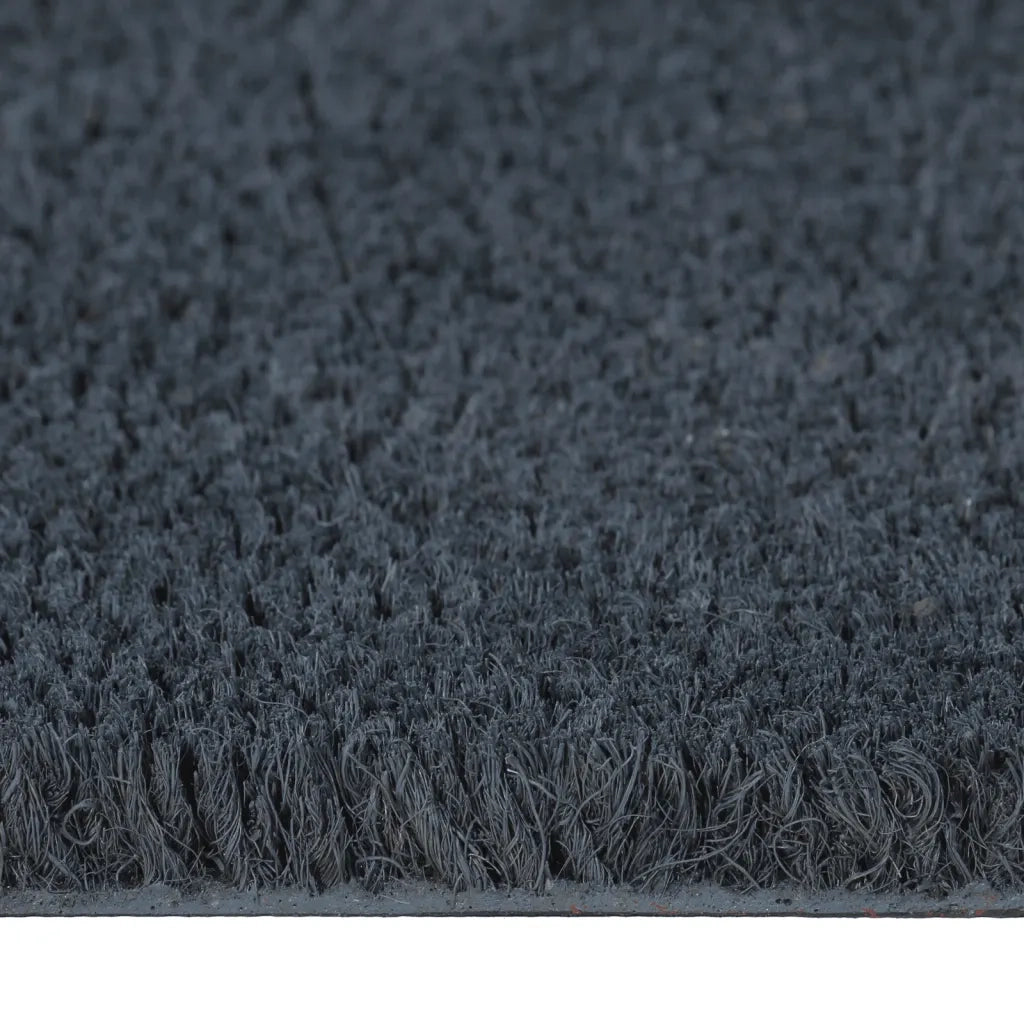 Zerbini 2pz Grigio Scuro 40x60 cm Fibra di Cocco
