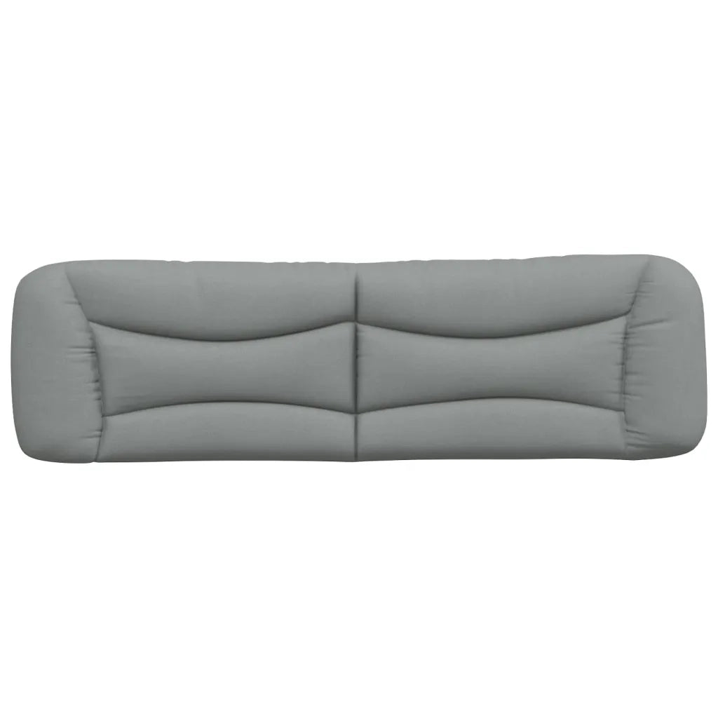 Cuscino Testiera Hvar Grigio Chiaro 180 cm in Tessuto CFW8263376