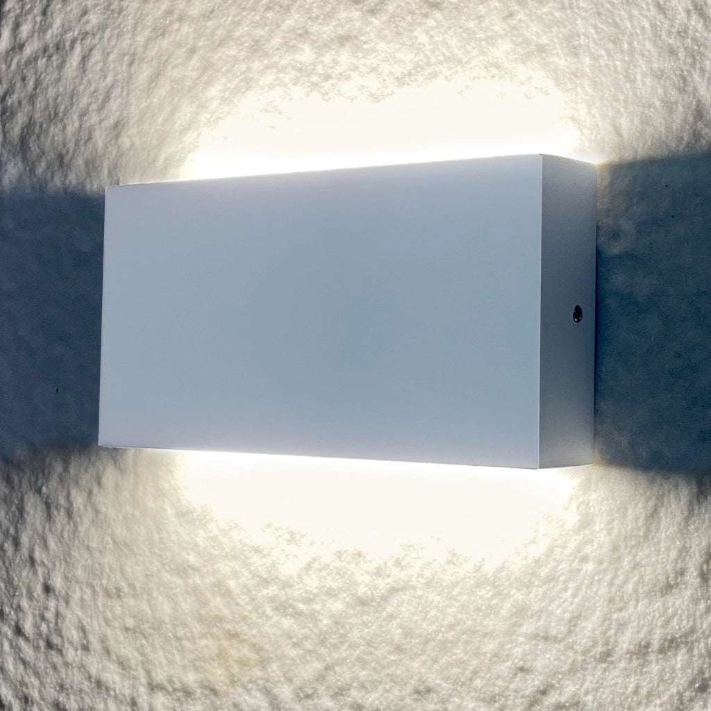 Applique esterna LED doppia bianca Chicago 315694 Polux