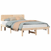 Letto matrimoniale | Letto per adulti | Struttura del letto Naturale 135 x 190 cm Pino massello