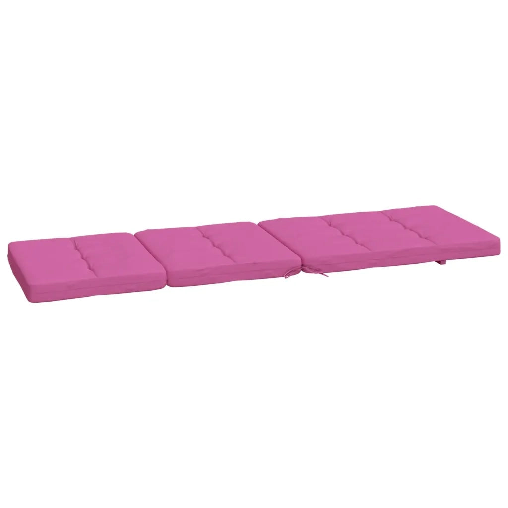 Cuscini per Sedia a Sdraio 2 pz Rosa in Tessuto Oxford 362004