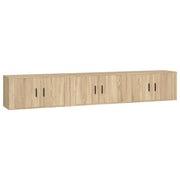 Mobili Porta TV a Parete 3 pz | Armadietto TV | Mobile Porta TV Rovere Sonoma 80x34,5x40 cm