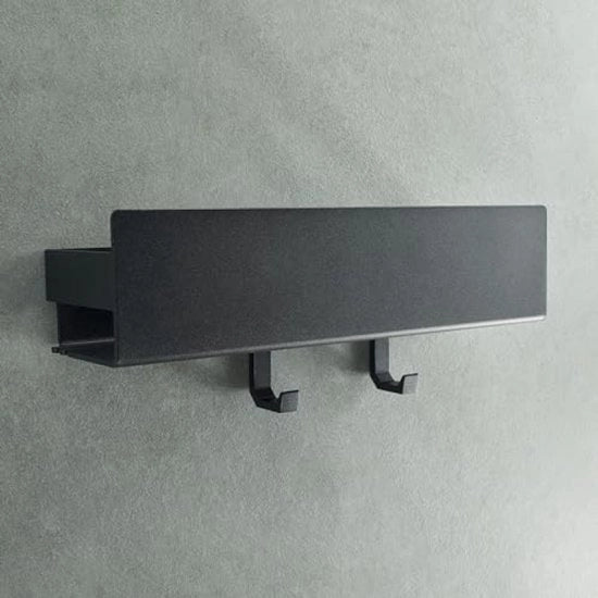 Organizzatore per la doccia con chiusura automatica e ganci di apertura laterale - Kit per l'organizzazione della cabina da bagno