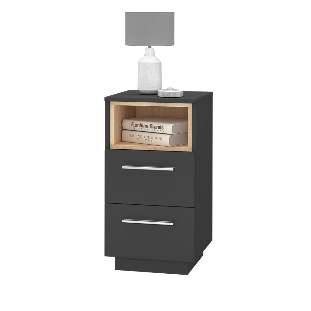 Vicco Comodini camera da letto Antracite 36 x 68 cm