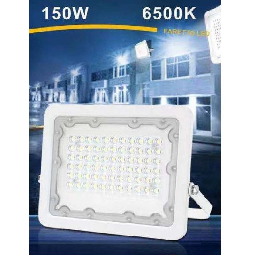 Trade Shop - Faro Led 150 Watt Proiettore Esterno Ip65 Bianco Luce 6500k 4000k 3000k Fs150w-b - -bianco Freddo      -