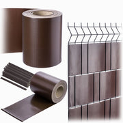 Nastro di protezione KADAX per pannelli di recinzione, recinzione, protezione UV, 20 clip, 19x35 m