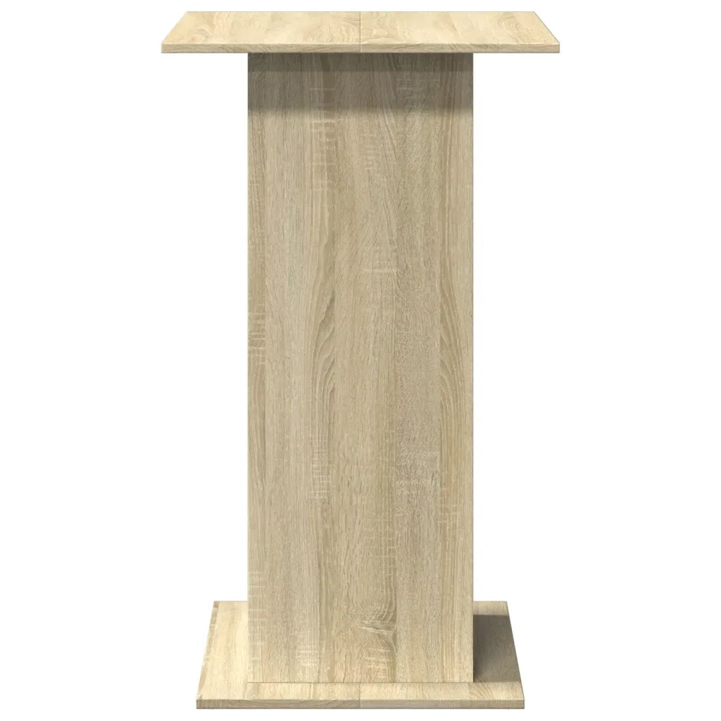 Tavolo Bar Portaoggetti Rovere Sonoma 60x60x102 cm Multistrato