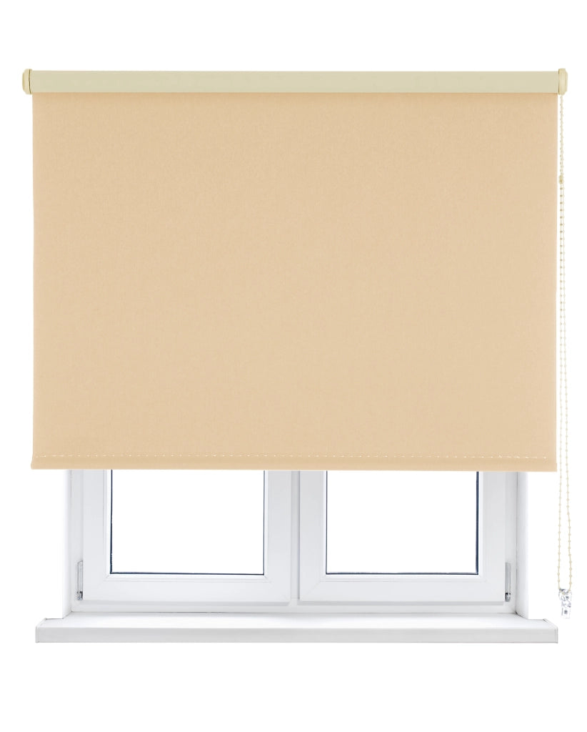 VIEWTEX Tenda a rullo opaca termica/oscurante Albicocca 150 X 190 cm - Made in Europe - 5 anni di garanzia