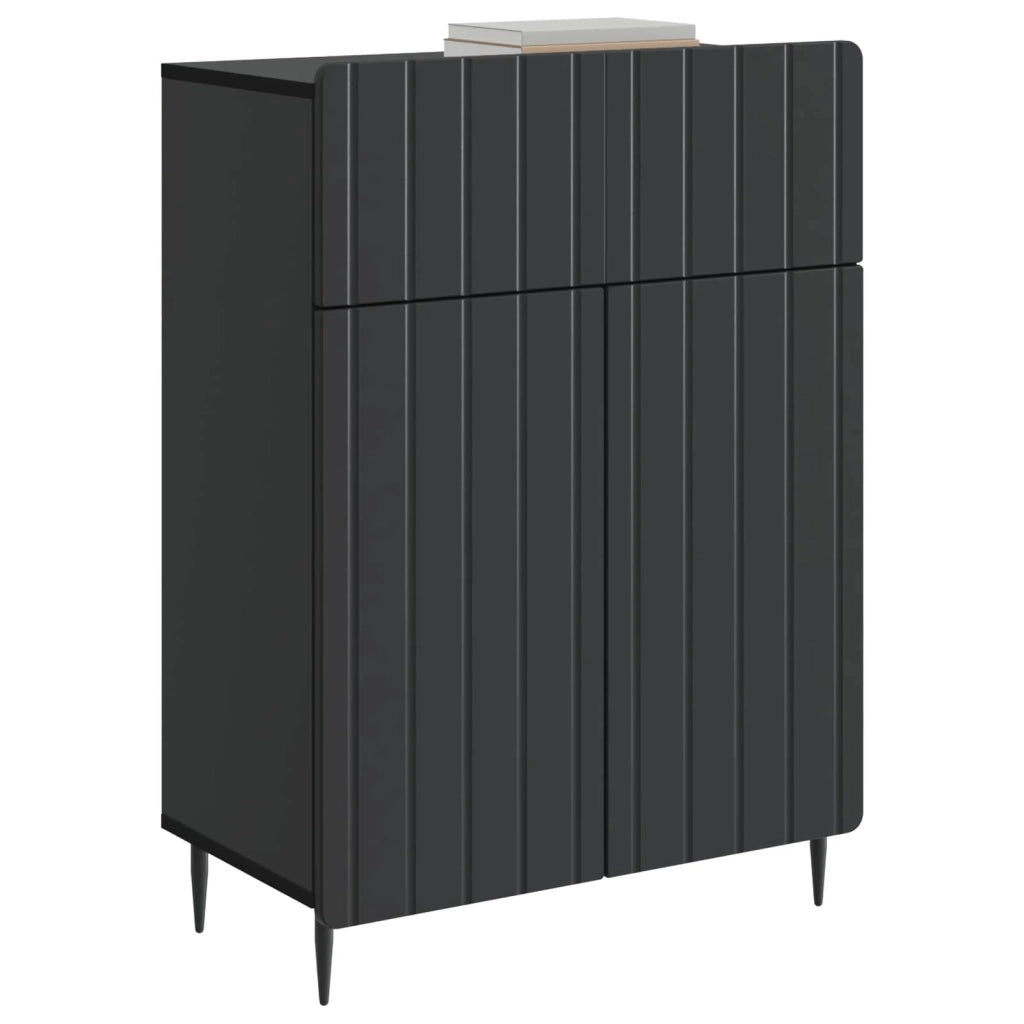 Credenza Nero 66 x 34,5 x 92 cm Legno ingegnerizzato 894406