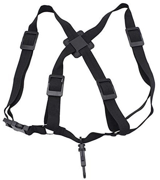 Cinturone per Saxofono Professionale - Adattabile - Cotone di Alta Qualità - Acciaio Inossidabile - Adatto per Alto/Tenore/Basso/Soprano Saxofono - Comfortevole Supporto - Cinturino per Saxofono