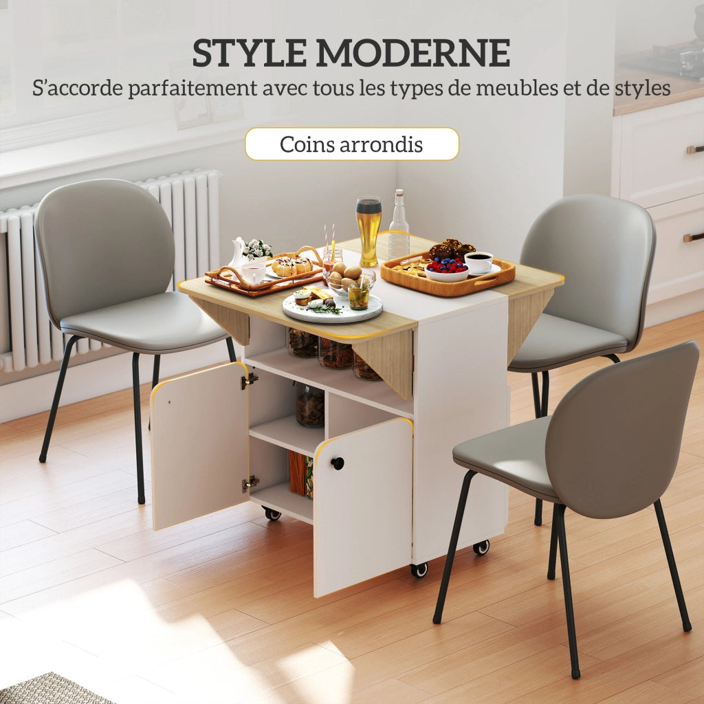 Tavolo da pranzo pieghevole ¨C Minimal ¨C bianco 70x83x75 cm