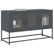 Mobile TV Antracite 100,5x39x60,5 cm Acciaio Laminato a Freddo