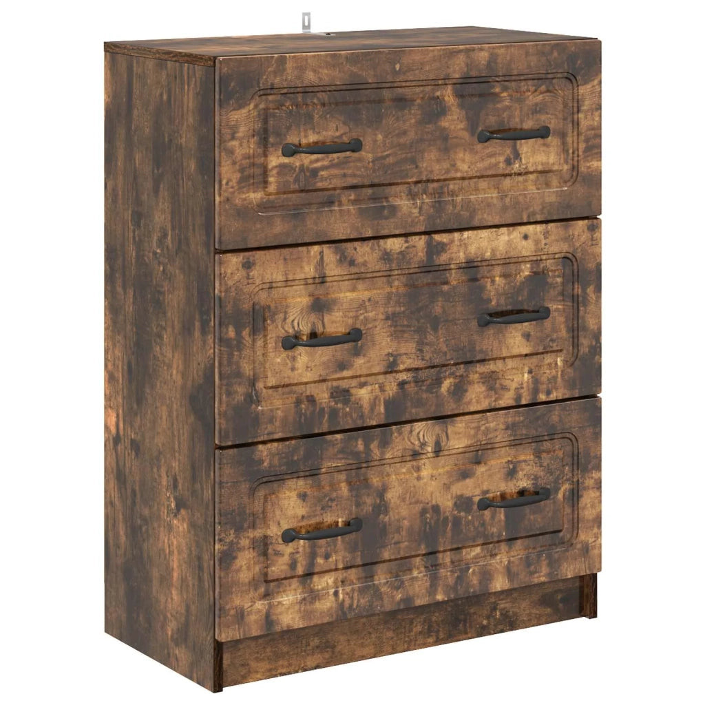 Mobile con Cassetti Rovere Fumo 66 x 34,5 x 87 cm 895760