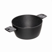 Casseruola Ø20 cm Antiaderente Induzione in Alluminio Effetto Pietra Moneta Yes (Zeus 2.0)