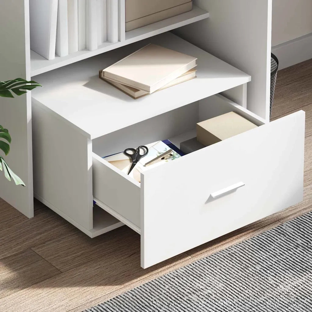 Mobile con Cassetti con ruota Bianco 55 x 45 x 31 cm 869306