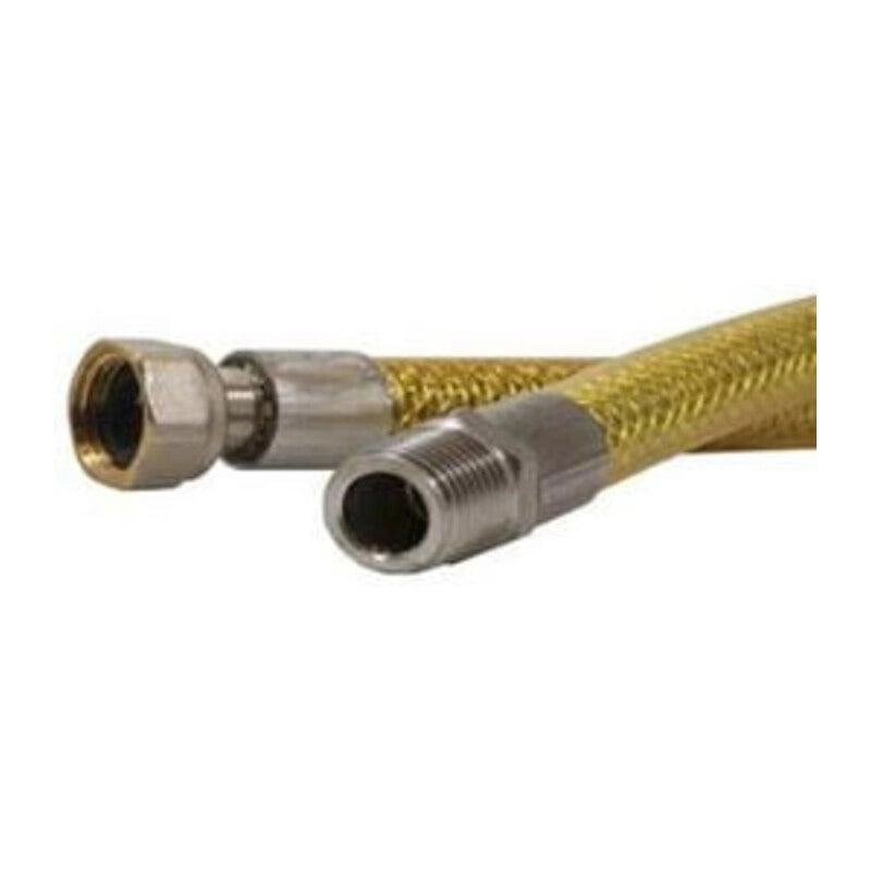 TUBO FLESSIBILE P/GAS 100 CM MAS/FEM 1/2 UNI14800