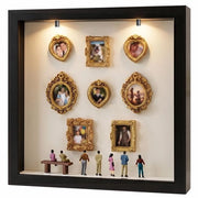Scatola per foto miniatura Museo DIY - Scatola di ombra 3D - Fotoframmento in legno - Idea regalo Matrimonio - Decorazione creativa - Set di miniature realistico.