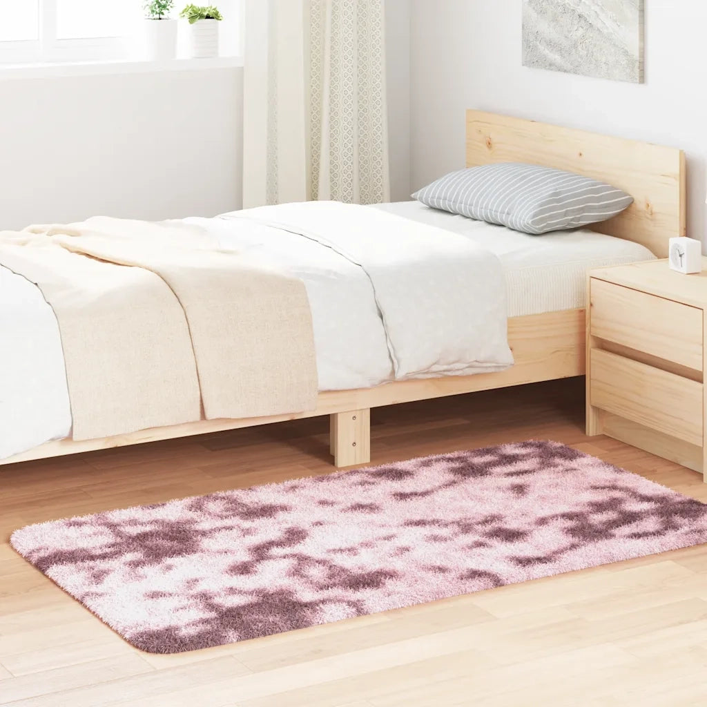 Tappeto del soggiorno | Tappeto Shaggy a Pelo Lungo NAVARRA Rosa Antico 80x150 cm