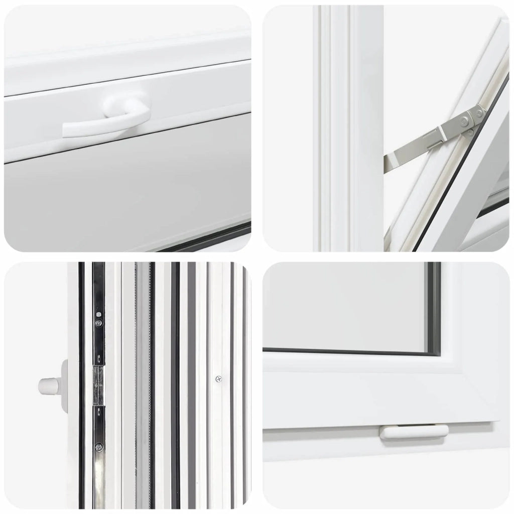 Finestra per Soffitta RISOR 100 x 40 cm PVC e Vetro Bianco CFW4518565