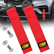 Cavo di trazione 2 pezzi - Poliestere resistente - Albero di trasmissione 2 ton - Per auto da corsa - Facile da installare - 260 mm di lunghezza