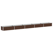 Letto rialzato da giardino Nero 400 x 40 x 24 cm 8006352